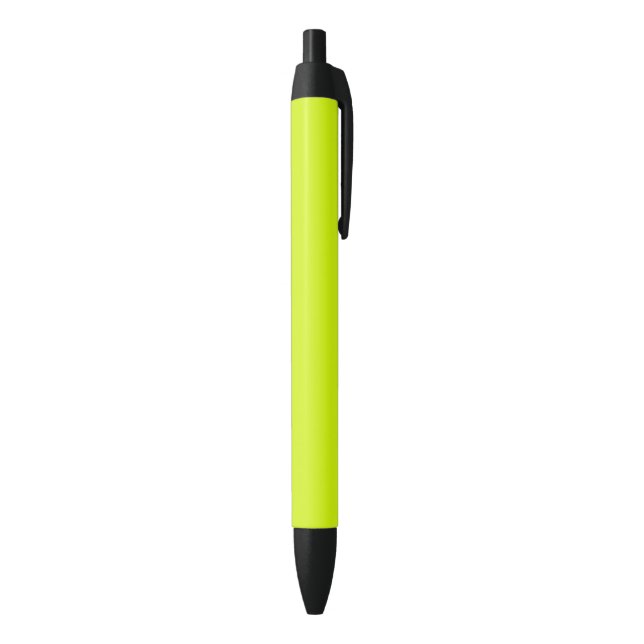Stylo Noir Chartreuse Couleur jaune uni (Bas (Vertical))