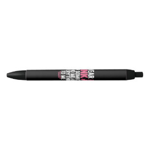 Stylo Noir Chemises de sensibilisation au cancer du sein pour