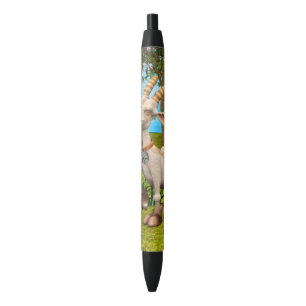 Stylo Noir Chèvre Joyeuse