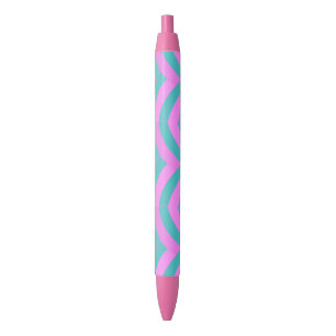 Stylo Noir chevrons chic modernes élégants