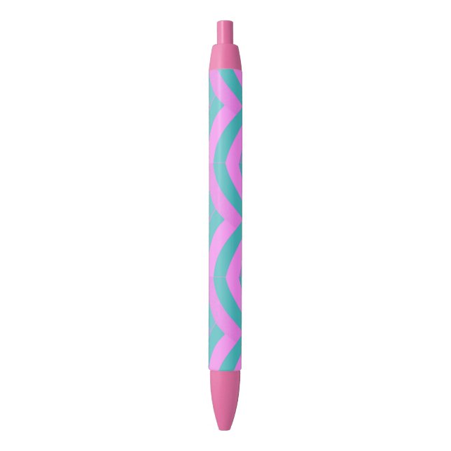 Stylo Noir chevrons chic modernes élégants (devant Vertical)