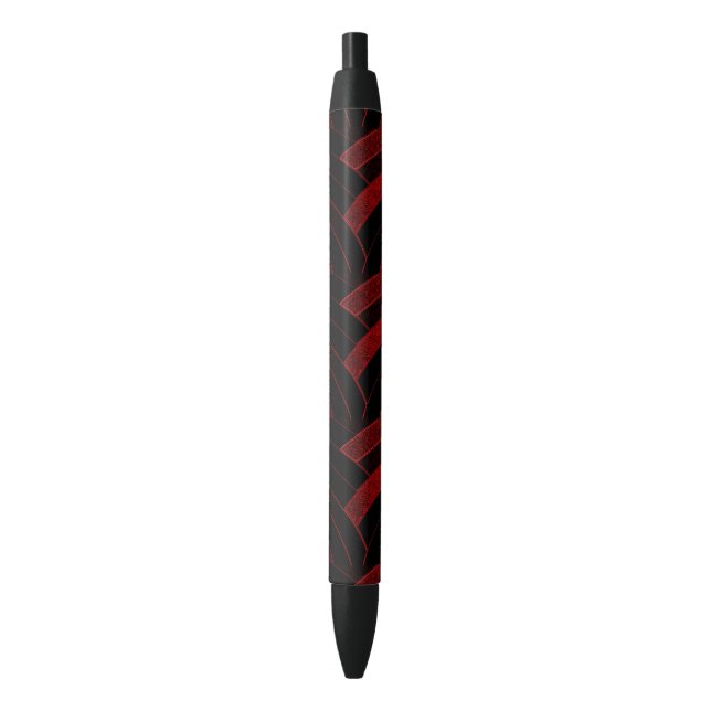 Stylo Noir chevrons modernes chic élégants (devant Vertical)