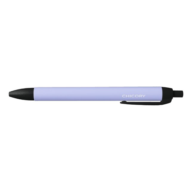 Stylo Noir Chicorée Nom de couleur bleu Fleur (Bas)