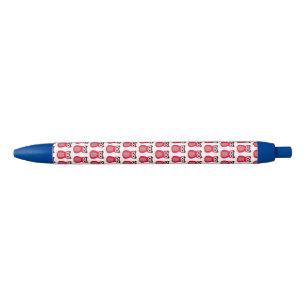 Stylo Noir Chouette Rose Mignonne