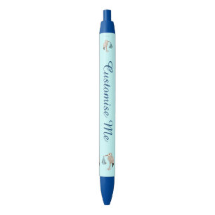 Stylo Noir Cigogne classique 2 (bleus)