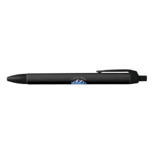 Stylo Noir Citation de camping drôle Cadeau de vacances