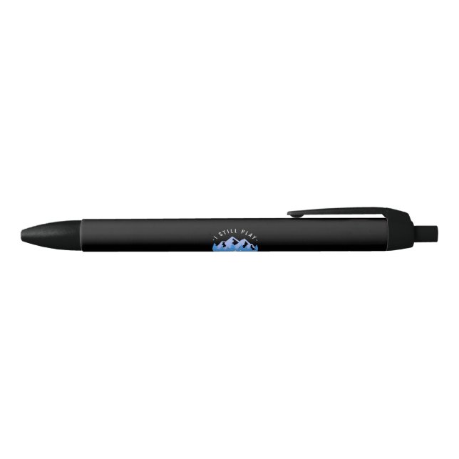 Stylo Noir Citation de camping drôle Cadeau de vacances (Haut)
