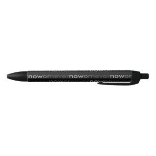 Stylo Noir Citation de fin ou de fin pour les procrastinateur