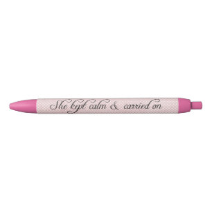 Stylo Noir Citation Inspirationnelle