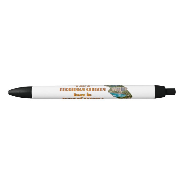 Stylo Noir Citoyen Floridien (Devant)
