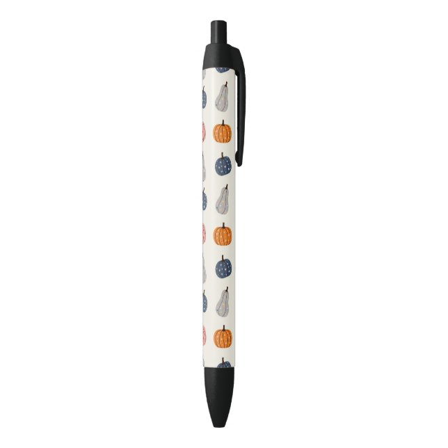 Stylo Noir Citrouilles (Bas (Vertical))