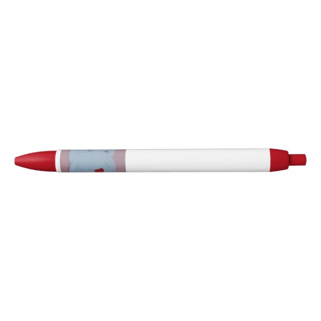 Stylo Noir Claire Red Trim Pen (Devant)