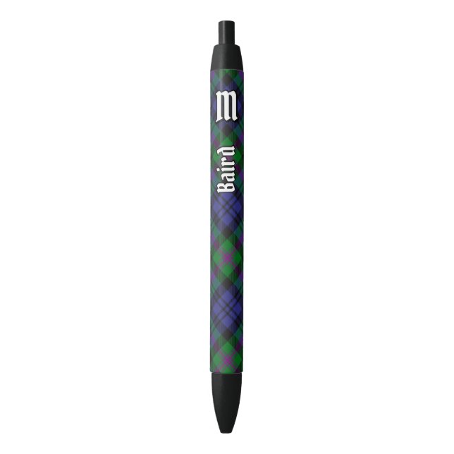 Stylo Noir Clan Baird Tartan (devant Vertical)