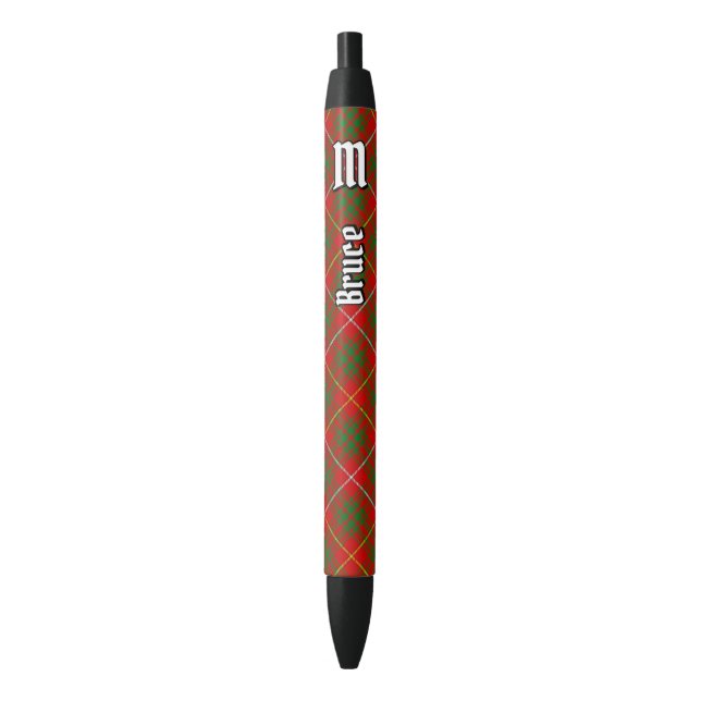 Stylo Noir Clan Bruce Tartan (devant Vertical)