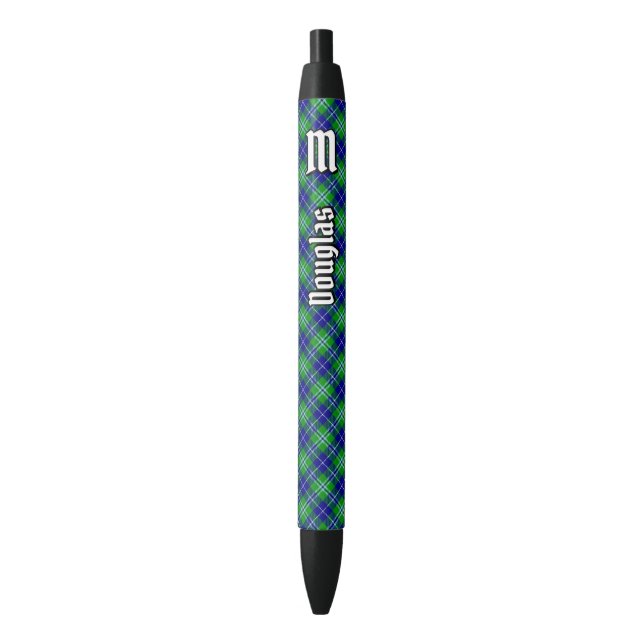 Stylo Noir Clan Douglas Tartan (devant Vertical)
