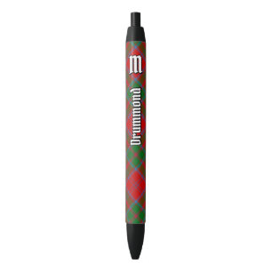Stylo Noir Clan Drummond Tartan
