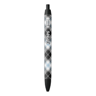 Stylo Noir Clan Forbes robe Tartan