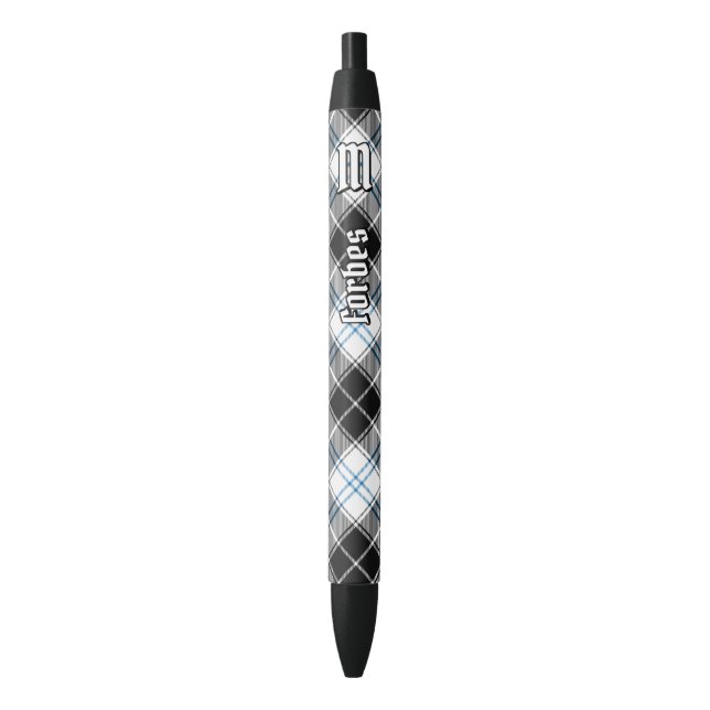 Stylo Noir Clan Forbes robe Tartan (devant Vertical)