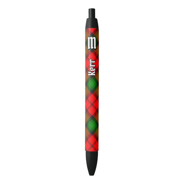 Stylo Noir Clan Kerr Tartan (devant Vertical)