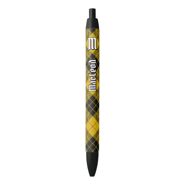 Stylo Noir Clan Macleod de Lewis Tartan (devant Vertical)