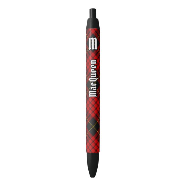 Stylo Noir Clan MacQueen Tartan (devant Vertical)
