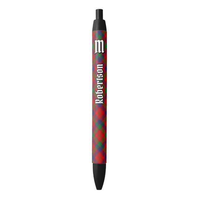 Stylo Noir Clan Robertson Tartan (devant Vertical)