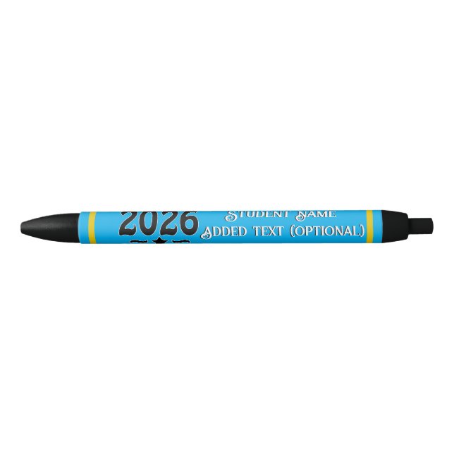 Stylo Noir Classe d'étoiles de 2026 (Devant)