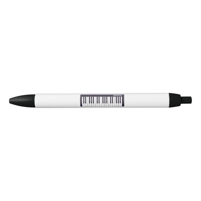 Stylo Noir Clavier de musique électronique d'impression (Devant)