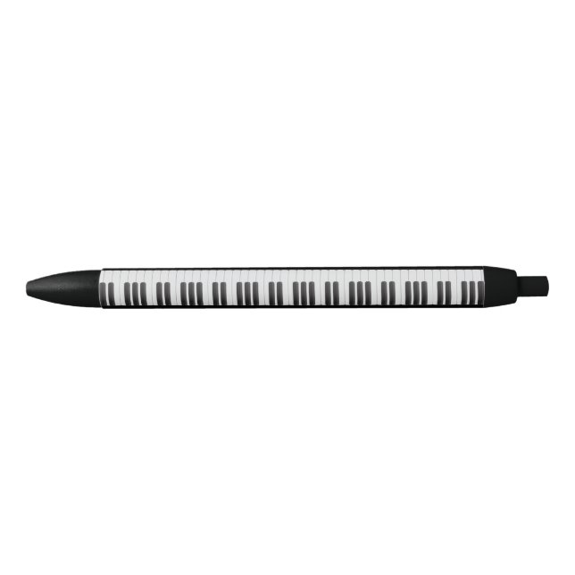 Stylo Noir Clavier pour piano (Devant)