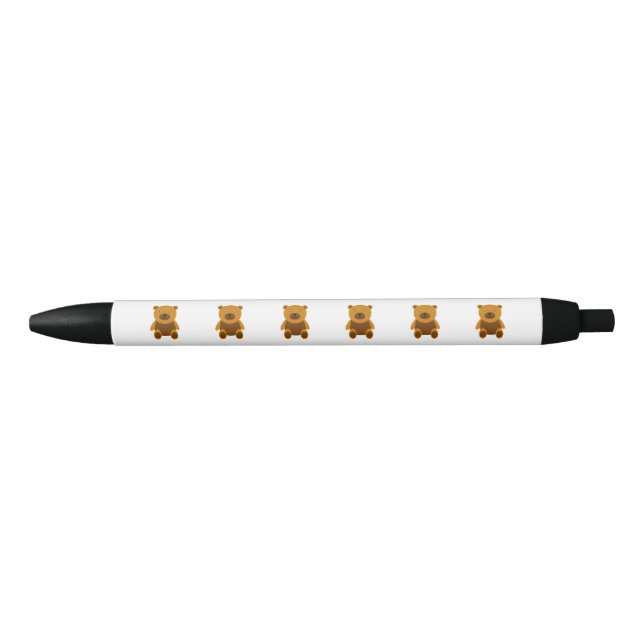Stylo Noir Clipart Brown de nounours (Devant)