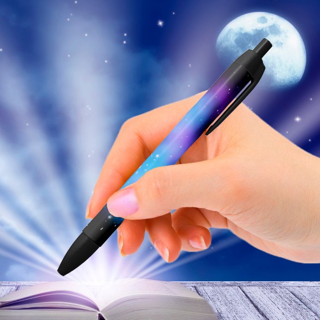 Stylo Noir Clouages spatiaux Galaxy Starlight (Créateur téléchargé)