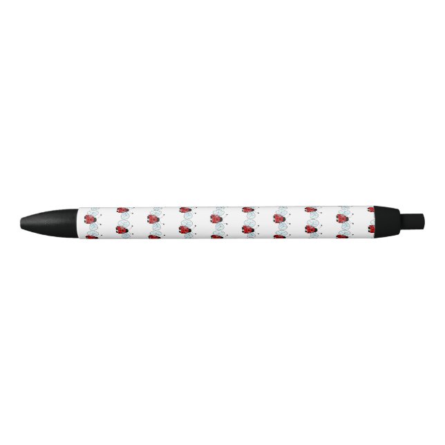 Stylo Noir Coccinelle (Devant)