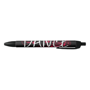 Stylo Noir Coeurs de danse