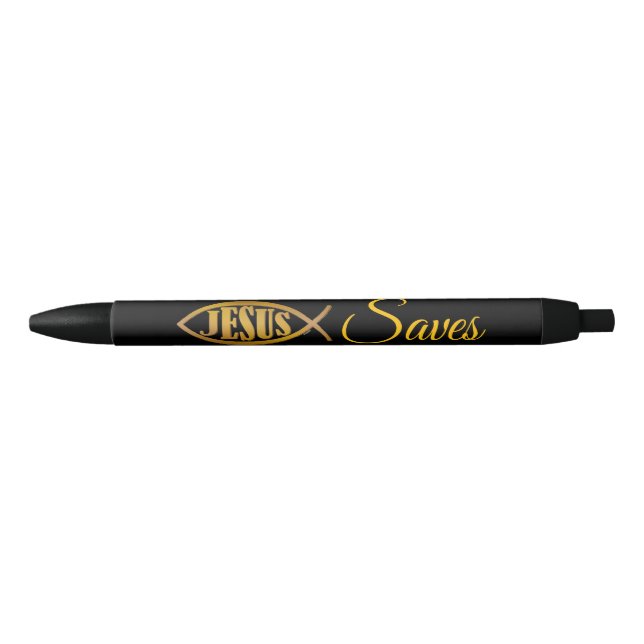 Stylo Noir Collection de cadeaux de foi - (Devant)