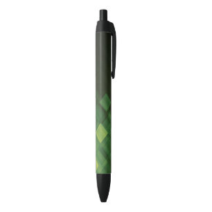 Stylo Noir Conception abstraite verte de technologie