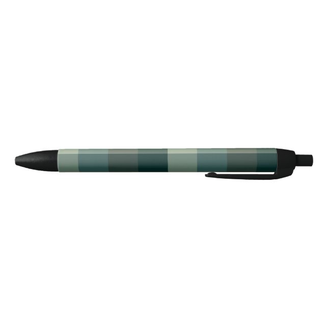 Stylo Noir Conception carreaux vichy vert  (Bas)