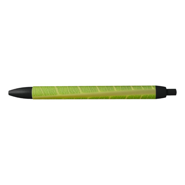 Stylo Noir Conception de la feuille verte (Devant)