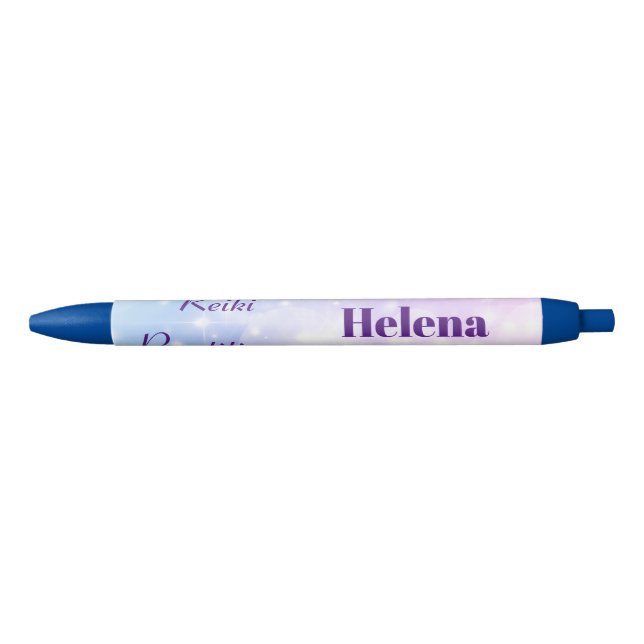 Stylo Noir Conception personnalisée du Reiki Praticien (Devant)