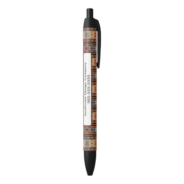 Stylo Noir Conception sud-ouest Adobe Grey Brown Tribal Motif (Bas (Vertical))