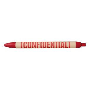 Stylo Noir Confidentiel