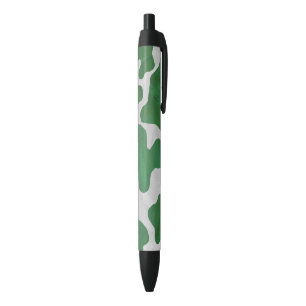 Stylo Noir Copie verte et blanche de vache
