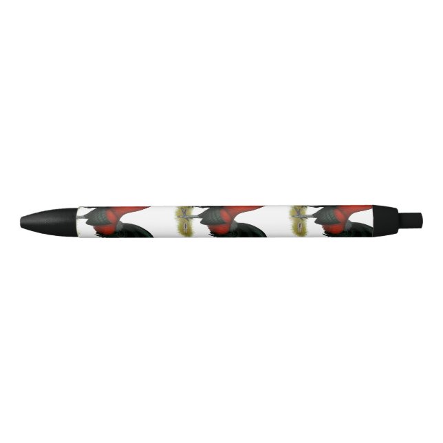 Stylo Noir Coq Rouge Noir BB Américain (Devant)