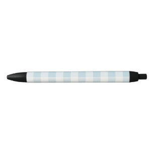 Stylo Noir Côte Bleu En vichy Check Motif Beach