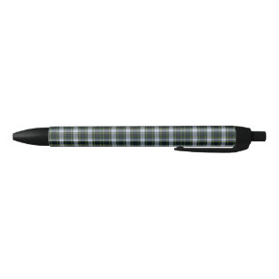 Stylo Noir Cotravailleur noir blanc vert Tartan plaid