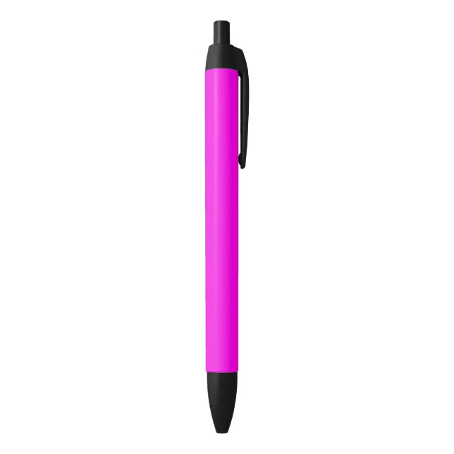Stylo Noir Couleur solide Magenta brillante (Bas (Vertical))