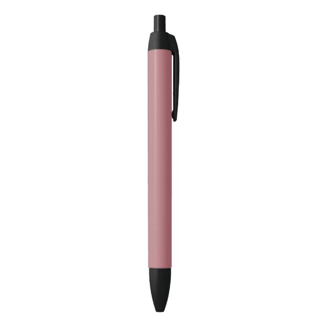 Stylo Noir Couleur solide Rose poussiéreux (Bas (Vertical))