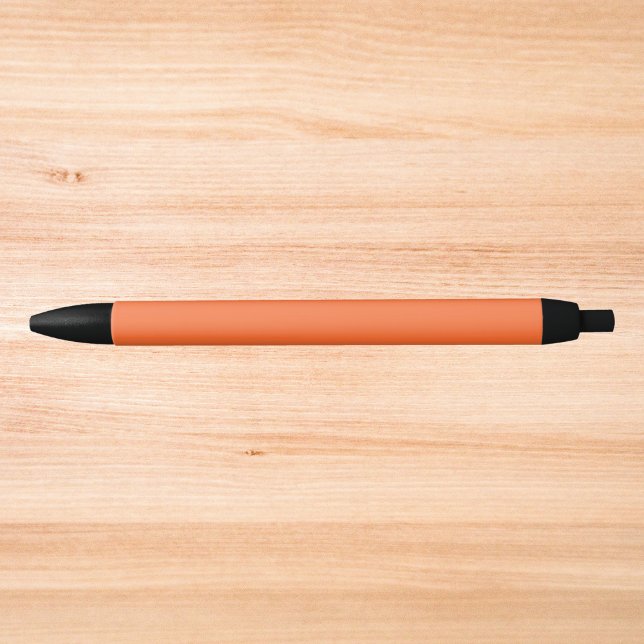 Stylo Noir Couleur vive orange brûlée (Créateur téléchargé)