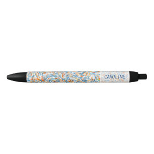 Stylo Noir Couleurs d'été personnalisées Peinture Splatter Mo
