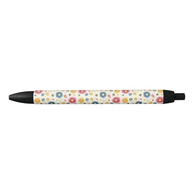Stylo Noir Couleurs du ressort (Devant)