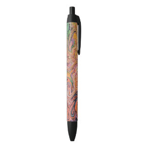 STYLO NOIR COULEURS MARBLÉES/MIXTES/EFFETS NUMÉRIQUES/MULTICO